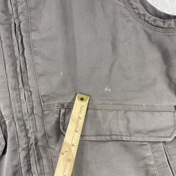 Timberland Pro Rain Repel ThermoLite Vest Men’s XXL Gray Insulated Workwear - Picture 4 of 13